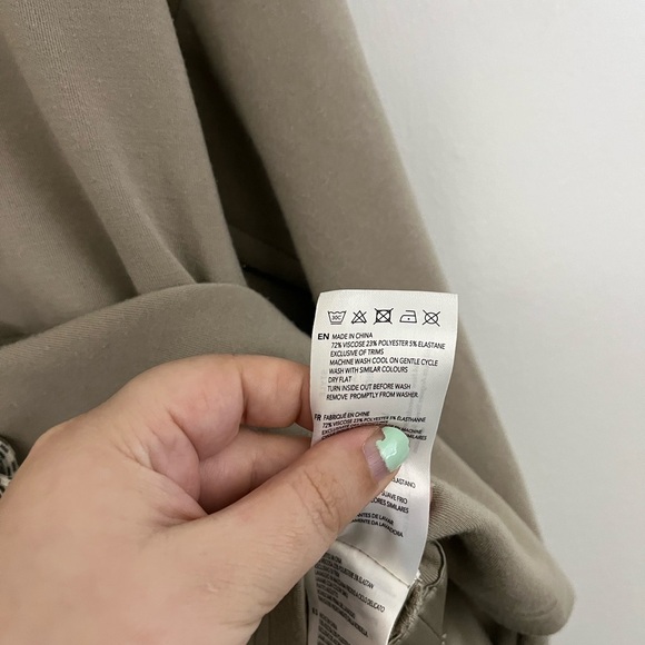 Varley Anthropologie Freya Tan Tunic Mockneck Sweater - Picture 8 of 8